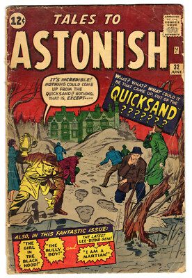 Tales To Astonish #32 Good Plus 2.5 Jack Kirby Art First Sandman Prototype 1962