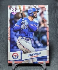 Leody Taveras 2024 Topps Big League Baseball Card #124 Texas Rangers