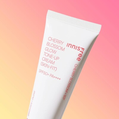 INNISFREE Jeju Cherry Blossom Glow Tone-up Cream (Skin-Fit) 50ml LSF50+ PA++++