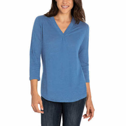 Orvis Womens Moonlight Blue 3/4 Sleeve 