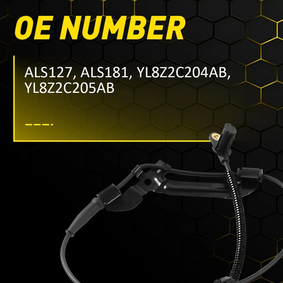 2x Front ABS Wheel Speed Sensor For Ford Escape Mazda Tribute Mercury Mariner H - Image 3 of 4