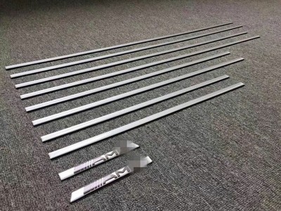 For Mercedes Benz G class W463 G500 G63 AMG style Inserts Moulding Trim Silver