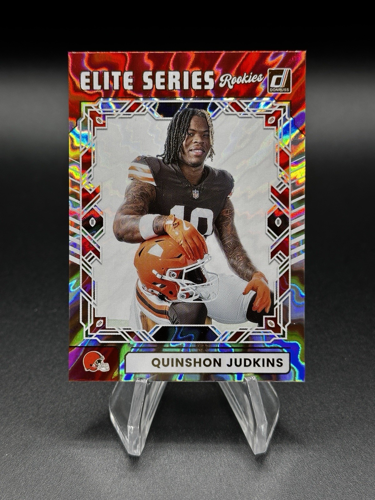 2025 Quinshon Judkins Panini Donruss Elite Series Rookies Card RC Browns