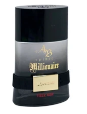 Lomani Men's AB Spirit Millionaire Fiber Noir EDP Spray 3.4 oz Fragrances