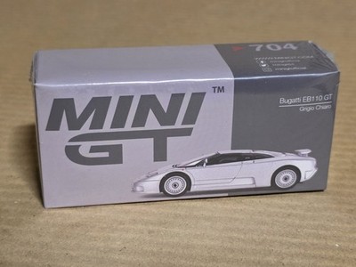 MiniGT 1/64 Bugatti EB110 GT Grigio Chiaro MGT00704-L