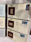 72 22K Golden Replicas US Stamps 1985 1989 Album FDC POSTAL COMMEMORATIVE SOCIEY
