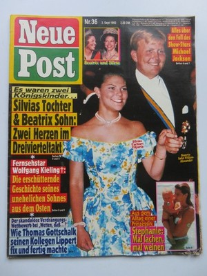 Neue Post 36/1993, Michael Jackson, Claudia Jung, Elke Sommer, Maren Schumacher