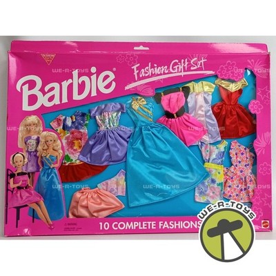 Barbie Easy To Dress Fashion Gift Set 10 Fashions Dress Set 1995