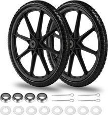 20 Flat Free Tire And Wheel With 34 58 Bearing Replacement Wheels For Ru