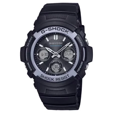 Casio AWGM100FP-1A2, G-Shock Chronograph Watch, Solar Atomic, Alarm,200 Meter WR