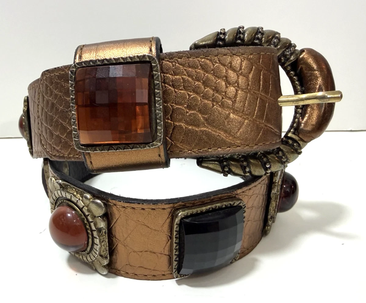 LEATHEROCK Gold Belts for Women for sale | eBay display picture 1