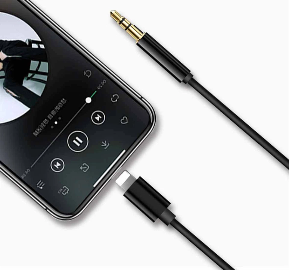 iPhone auf Aux Adapter Kabel 3,5mm Klinke Stecker für iPhone Aux kabel iPad iPod - Bild 4 von 4