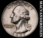 1957-D Washington Quarter- Silver- Scarce Better Date No Reserve #J2739