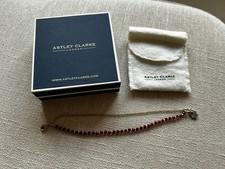 Astley Clarke Gold Gemstone Double Bracelet With Charm | Plus Bag & Box