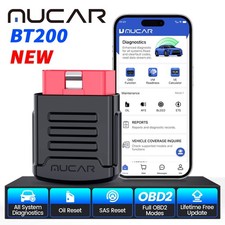 MUCAR BT200 Full System Diagnostic Tool OBD2 Scanner Bluetooth Wireless Car