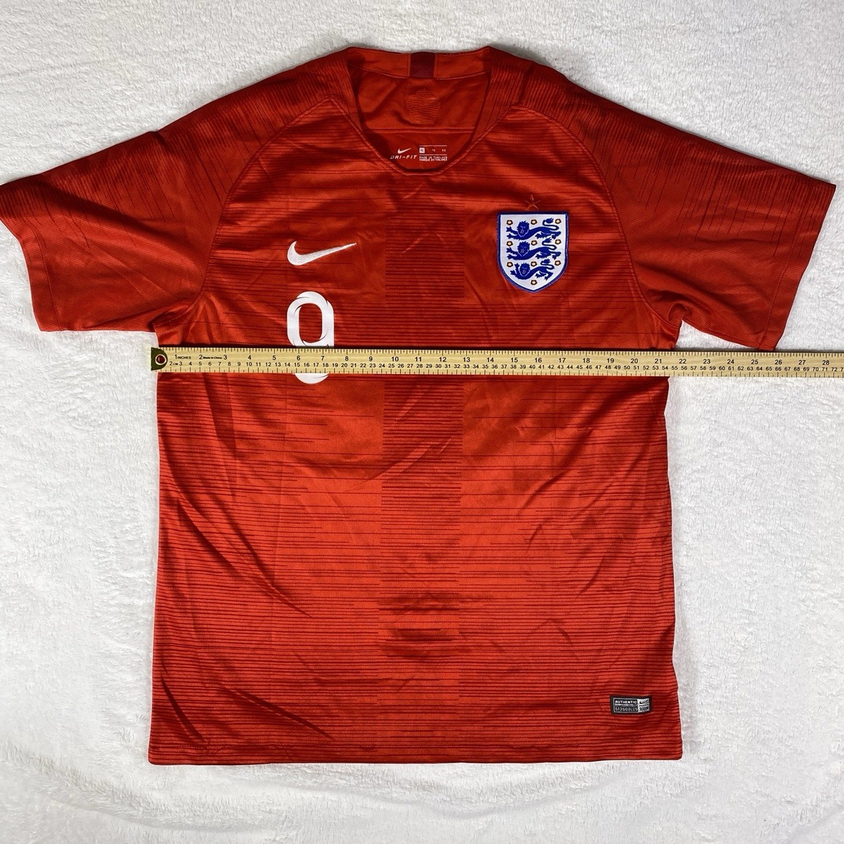 England Harry Kane #9 Soccer Jersey Nike Dri-Fit Men's XL Red 2018