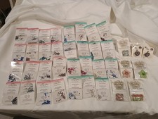 HUGE LOT Pure Allure Hot Fix / FLAT BACK Multicolor Swarovski Crystals PENDANTS