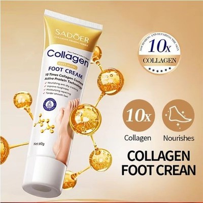 Kollagen Fußcreme Füße Hautpflege Feuchtigkeitsspendend Feuchtigkeitsspendend Straffend Pflegend R