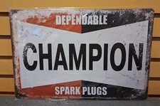 Champion Spark Plug vintage metal sign Retro Man Cave Wall Decor Item #T-15