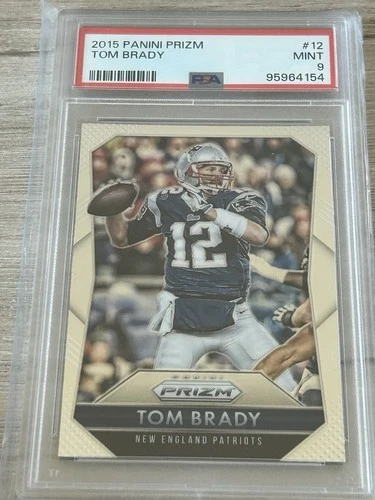 2015 Panini Prizm Tom Brady #12 PSA 9 MINT