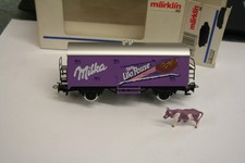MÄRKLIN HO H0 SOMO 4415 MILKA LILA PAUSE mit PREISER KUH    TOP!VP!  MP2710/02