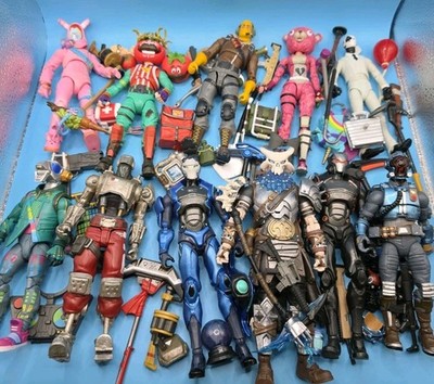 Fortnite McFarlane 11 Figure Lot Cuddle Team Leader Wild Card Ragnarok Carbide