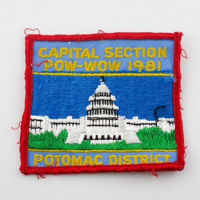 Capital Section Pow-Wow 1981 Patch Sew-On Potomac District