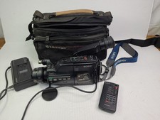 Sony Handycam CCD-F401 Video8 Camcorder Charger Bundle With Case Logic Case READ