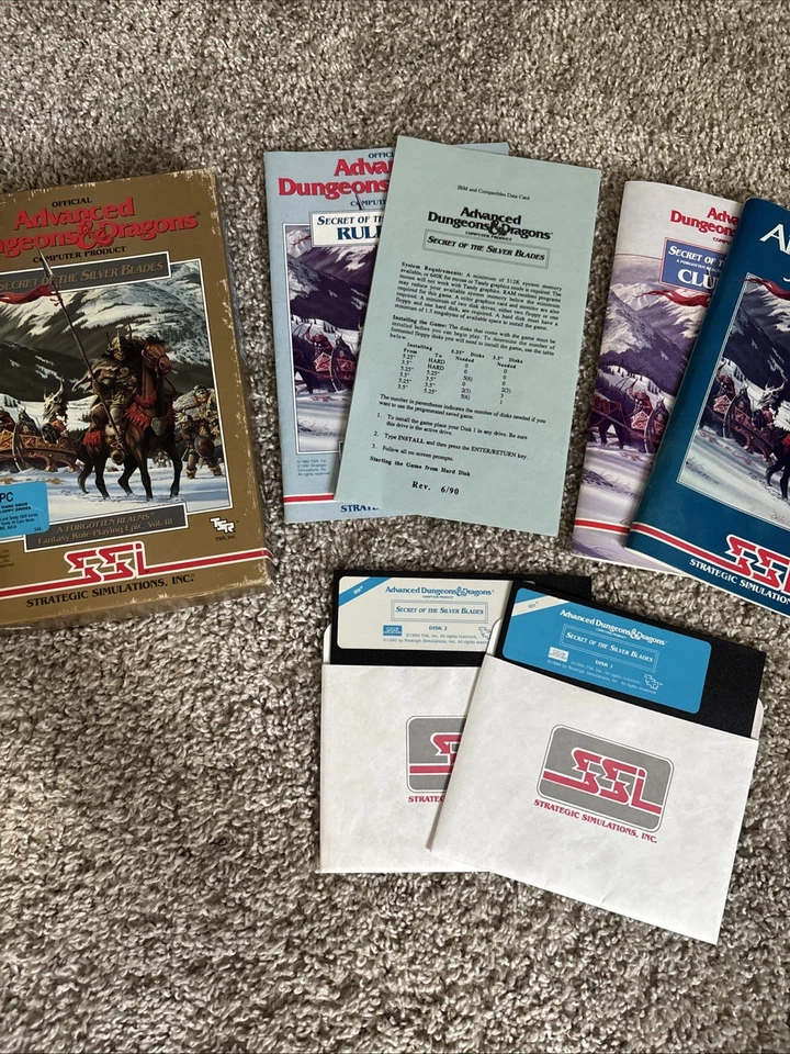 Advanced Dungeons & Dragons IBM PC Games - Eye Of The Beholder AD&D RARE - Image 4 of 4