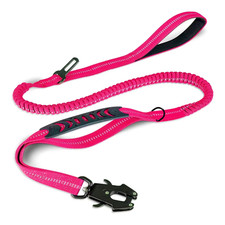 Reflective Shock Absorbing Pet Leashes with Car Seatbelt for Large Dogs Heavy Du
