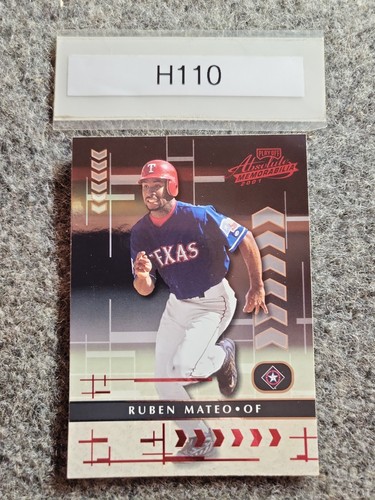 2001 Playoff Absolute Memorabilia Ruben Mateo #117 card