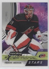 2021 Upper Deck Synergy Exceptional Stars 892/899 Frederik Andersen #ES-FA 12v7