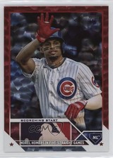 2023 Update Season Highlights Red Foil /199 Christopher Morel Checklist ms9