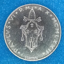 1974 50 Lire Vatican City Paul VI