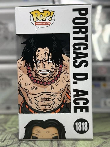 Sketched Portgas D. Ace Funko Pop #1818 One Piece Funko Exclusive
