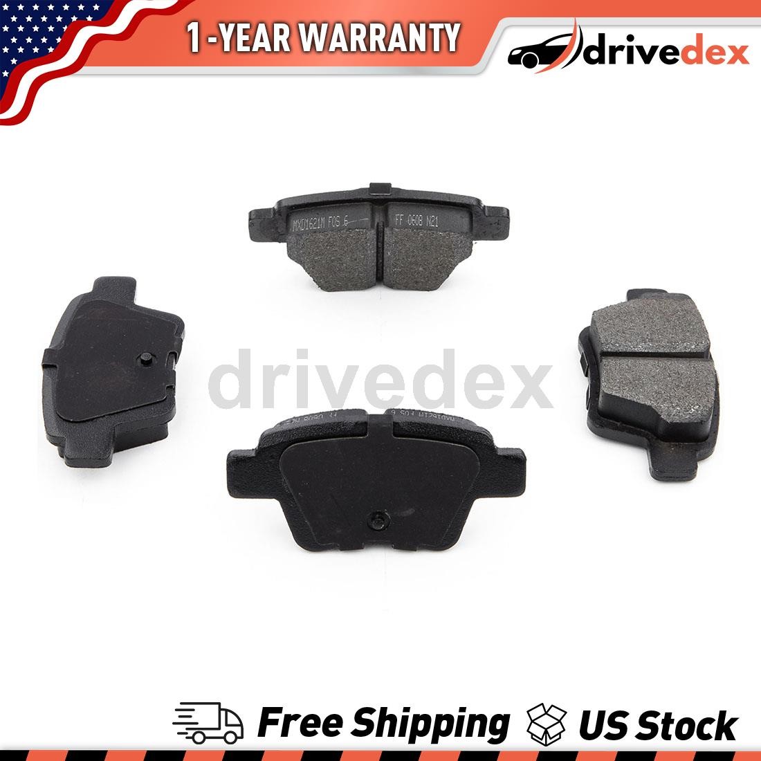 2010-2011 Peugeot 207 DV Rear Semi-Metallic Brake Pads