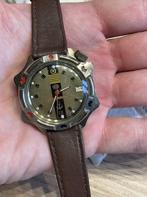 VOSTOK KOMANDIRSKIE TANK Boctok Russische Uhr Vintage CCCP FULL SET