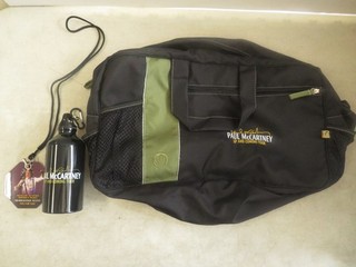 Paul McCartney 2009 Up & Coming Tour VIP Bag Water Bottle & Lanyard