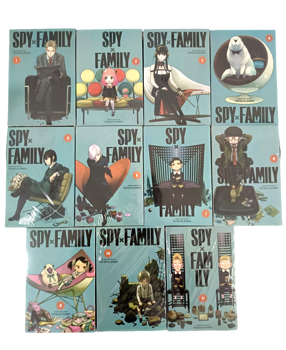 Juego completo Spy X Family volúmenes 1-14 manga inglés cómic DHL envío rápido