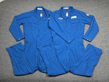 LOT 2 Bulwark FR Flame Resistant Dupont Nomex Coverall CAT1 2112 Men  s 42 R Blue