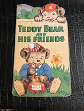 1940 Teddy Bear And His Friends Book L-506 Very Nice Color Pictures