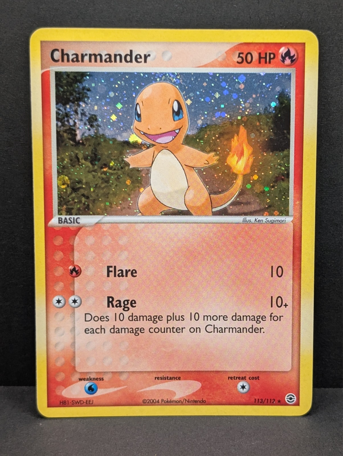 Charmander 113/112 Firered & Leafgreen Holo Secret Rare Pokemon TCG Charizard LP