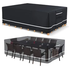 Patio Furniture Covers Waterproof, Heavy Duty 600D Outdoor Furniture Covers f...