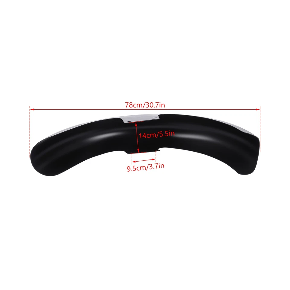 Steel 21"Gloss Front Fender For Harley CVO Street Road Glide 23-25 FLHX 24-25 US Foto 2 de 4