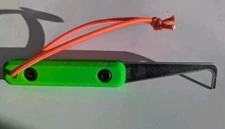 Short 8 inch Thin Gold Prospecting Sniping Crevice Tool .032" 1095 Spring Steel