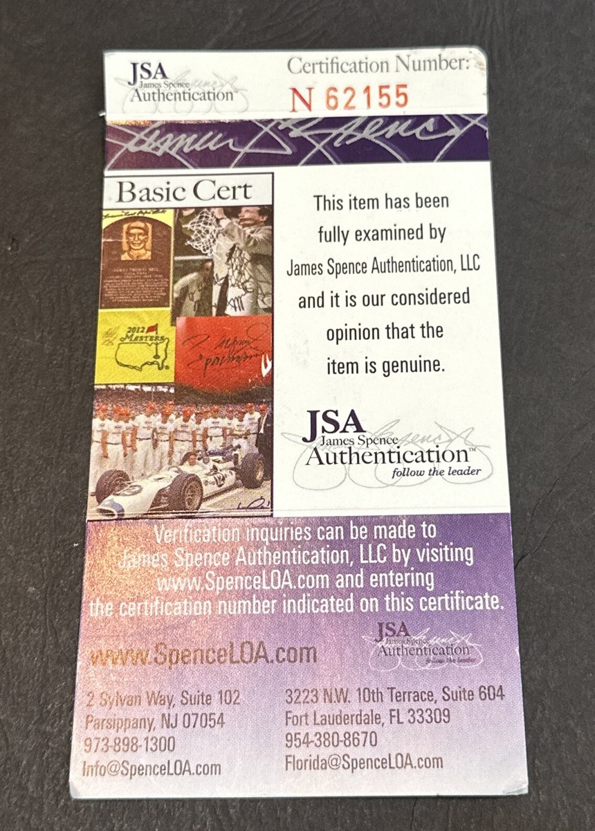 President Donald Trump Signed NJ Generals Usfl Mini Helmet Usa w