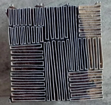 Wooden Printing Block Stamp Pottery Stamp Textile Fabric Stamp Geometric Stamp