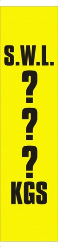 SWL | VERTICAL SAFE WORKING LOAD LABELS | MOT SIGN | MOT SIGNS | VOSA DVSA - Picture 77 of 77