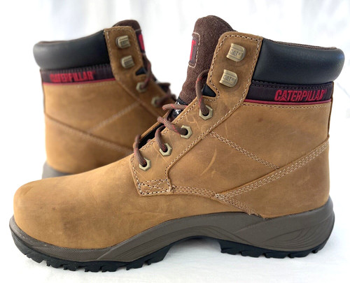 Caterpillar Women's 6" Waterproof Steel Toe Work Boots Size 11 Ergo Dryverse
