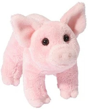 Douglas Toys Buttons Pig Plush Stuffed Animal Toy, 6"